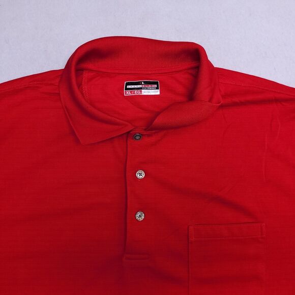 Grand Slam Casual Short Sleeve Pullover Polo Shirt Adult Mens Size XL Red - Picture 1 of 10